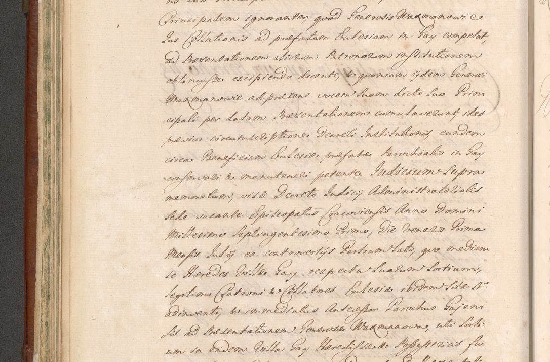 Zdjęcie nr 482 dla obiektu archiwalnego: Acta actorum episcopalium R. D. Casimiri a Łubna Łubiński, episcopi Cracoviensis, ducis Severiae ab anno 1714 ad annum 1719 conscripta. Volumen II