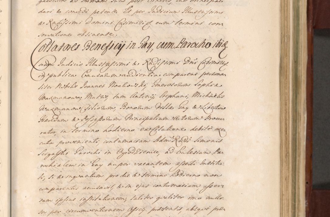 Zdjęcie nr 483 dla obiektu archiwalnego: Acta actorum episcopalium R. D. Casimiri a Łubna Łubiński, episcopi Cracoviensis, ducis Severiae ab anno 1714 ad annum 1719 conscripta. Volumen II