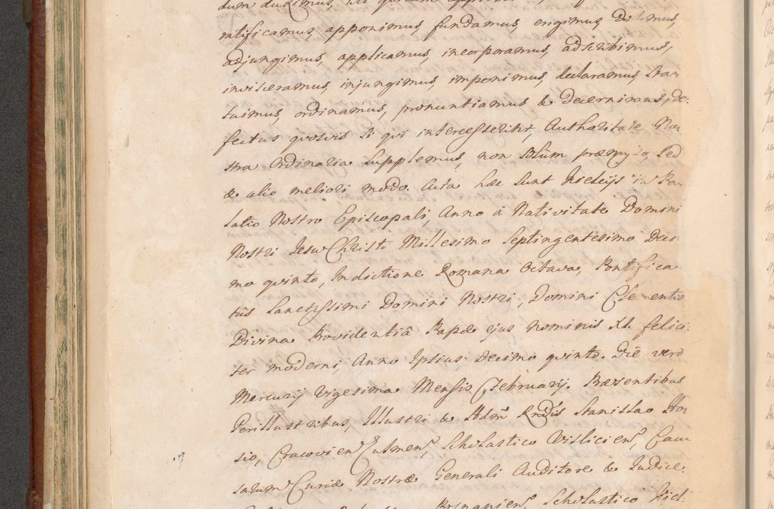 Zdjęcie nr 470 dla obiektu archiwalnego: Acta actorum episcopalium R. D. Casimiri a Łubna Łubiński, episcopi Cracoviensis, ducis Severiae ab anno 1714 ad annum 1719 conscripta. Volumen II