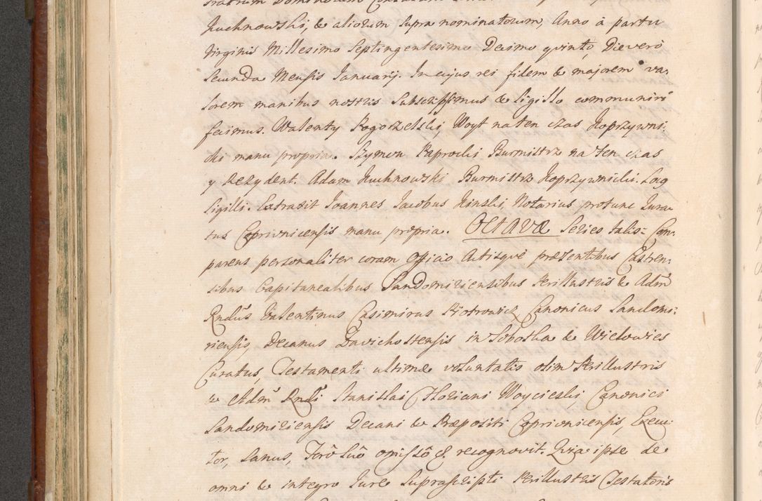 Zdjęcie nr 458 dla obiektu archiwalnego: Acta actorum episcopalium R. D. Casimiri a Łubna Łubiński, episcopi Cracoviensis, ducis Severiae ab anno 1714 ad annum 1719 conscripta. Volumen II