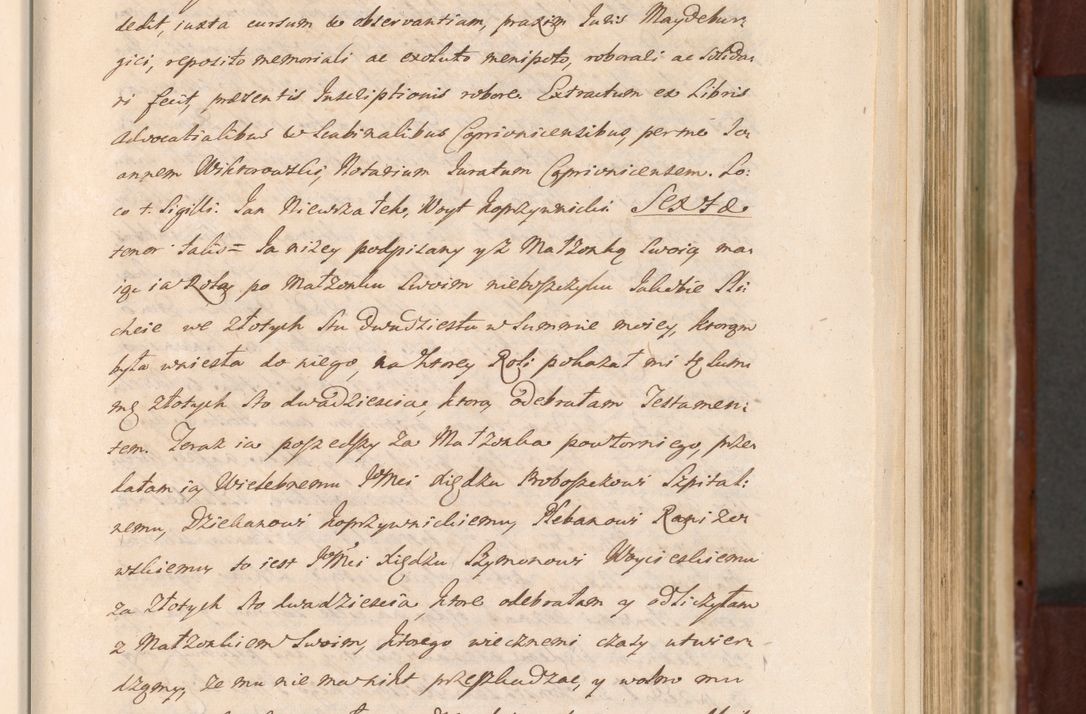 Zdjęcie nr 457 dla obiektu archiwalnego: Acta actorum episcopalium R. D. Casimiri a Łubna Łubiński, episcopi Cracoviensis, ducis Severiae ab anno 1714 ad annum 1719 conscripta. Volumen II