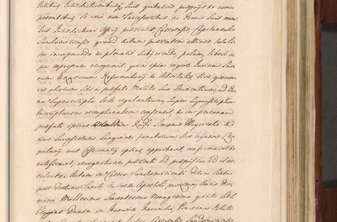 Zdjęcie nr 451 dla obiektu archiwalnego: Acta actorum episcopalium R. D. Casimiri a Łubna Łubiński, episcopi Cracoviensis, ducis Severiae ab anno 1714 ad annum 1719 conscripta. Volumen II