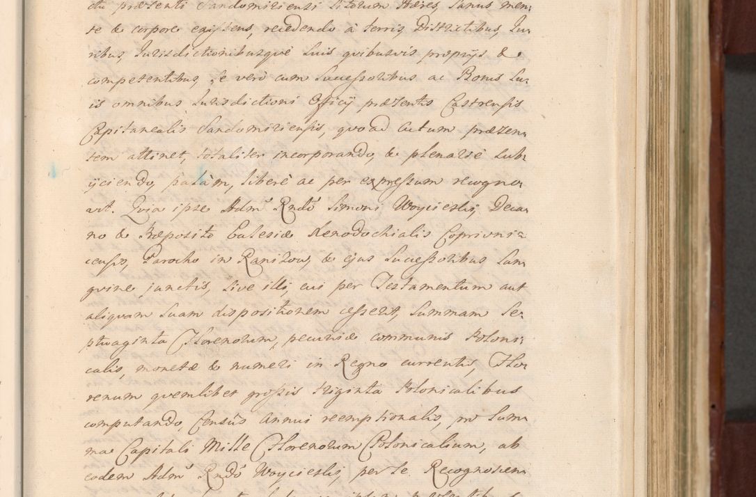 Zdjęcie nr 443 dla obiektu archiwalnego: Acta actorum episcopalium R. D. Casimiri a Łubna Łubiński, episcopi Cracoviensis, ducis Severiae ab anno 1714 ad annum 1719 conscripta. Volumen II
