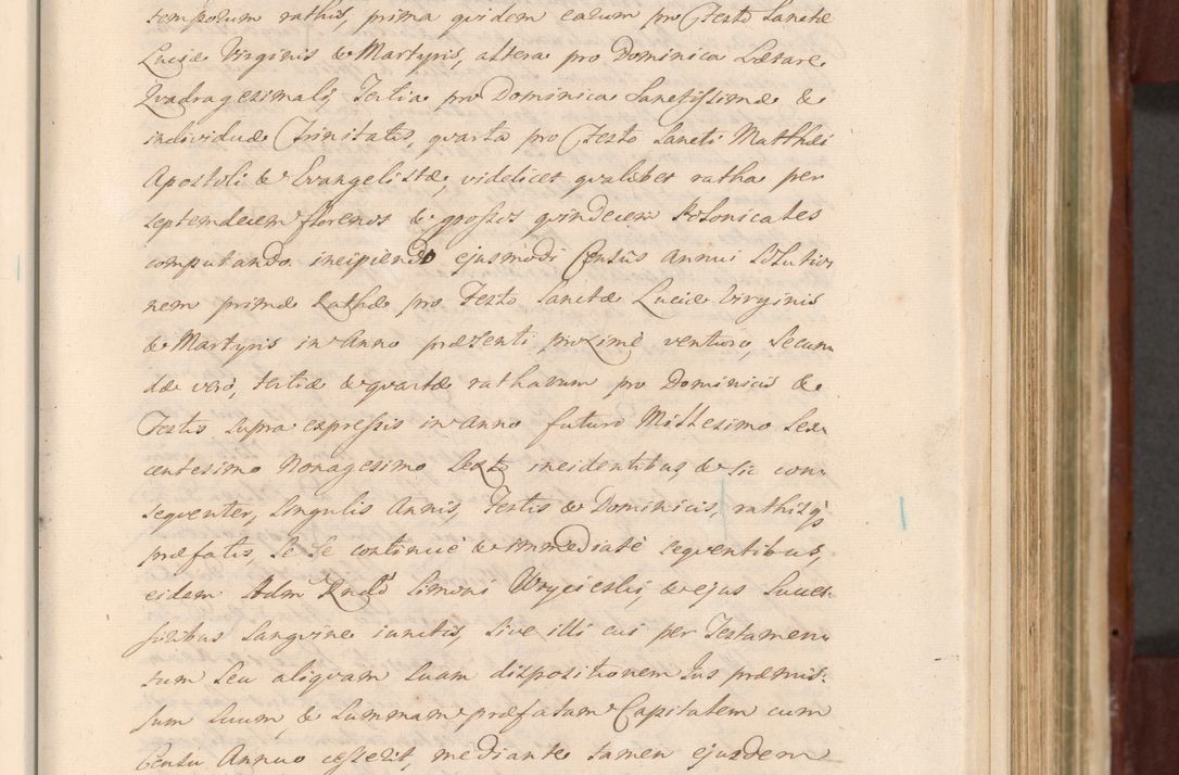 Zdjęcie nr 445 dla obiektu archiwalnego: Acta actorum episcopalium R. D. Casimiri a Łubna Łubiński, episcopi Cracoviensis, ducis Severiae ab anno 1714 ad annum 1719 conscripta. Volumen II