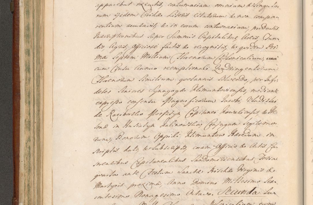 Zdjęcie nr 417 dla obiektu archiwalnego: Acta actorum episcopalium R. D. Casimiri a Łubna Łubiński, episcopi Cracoviensis, ducis Severiae ab anno 1714 ad annum 1719 conscripta. Volumen II