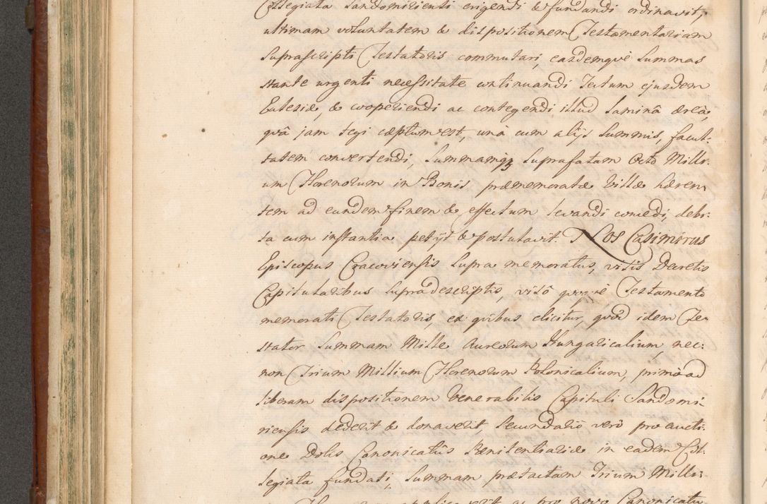 Zdjęcie nr 413 dla obiektu archiwalnego: Acta actorum episcopalium R. D. Casimiri a Łubna Łubiński, episcopi Cracoviensis, ducis Severiae ab anno 1714 ad annum 1719 conscripta. Volumen II