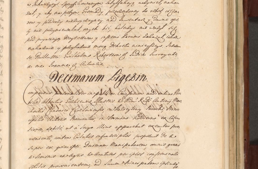 Zdjęcie nr 410 dla obiektu archiwalnego: Acta actorum episcopalium R. D. Casimiri a Łubna Łubiński, episcopi Cracoviensis, ducis Severiae ab anno 1714 ad annum 1719 conscripta. Volumen II