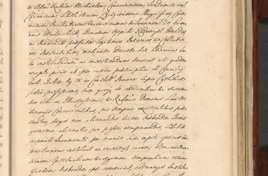 Zdjęcie nr 406 dla obiektu archiwalnego: Acta actorum episcopalium R. D. Casimiri a Łubna Łubiński, episcopi Cracoviensis, ducis Severiae ab anno 1714 ad annum 1719 conscripta. Volumen II