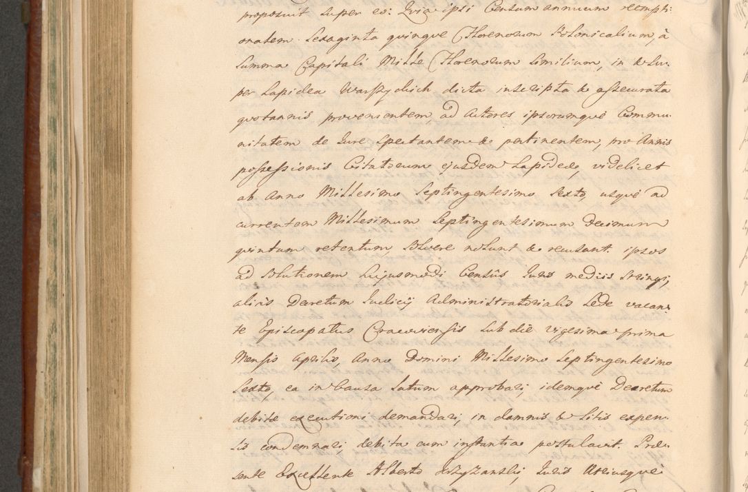 Zdjęcie nr 801 dla obiektu archiwalnego: Acta actorum episcopalium R. D. Casimiri a Łubna Łubiński, episcopi Cracoviensis, ducis Severiae ab anno 1714 ad annum 1719 conscripta. Volumen II