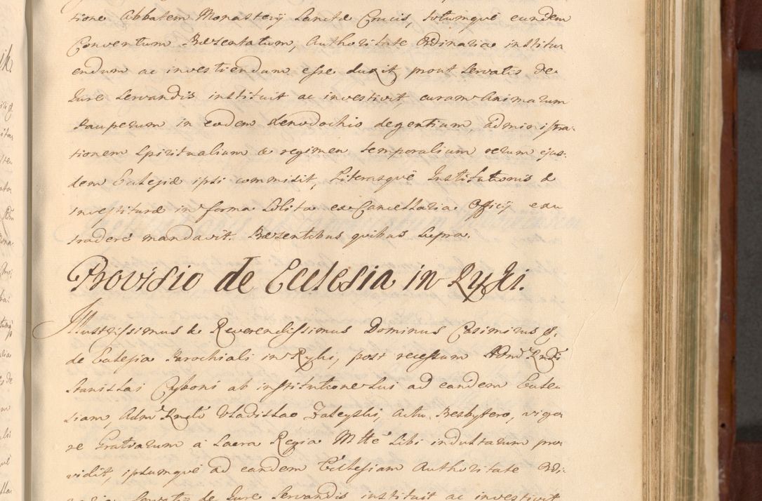 Zdjęcie nr 792 dla obiektu archiwalnego: Acta actorum episcopalium R. D. Casimiri a Łubna Łubiński, episcopi Cracoviensis, ducis Severiae ab anno 1714 ad annum 1719 conscripta. Volumen II