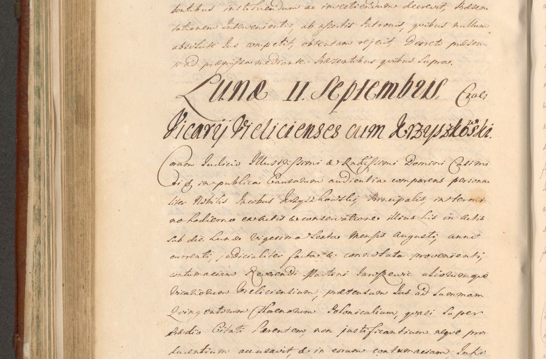 Zdjęcie nr 797 dla obiektu archiwalnego: Acta actorum episcopalium R. D. Casimiri a Łubna Łubiński, episcopi Cracoviensis, ducis Severiae ab anno 1714 ad annum 1719 conscripta. Volumen II