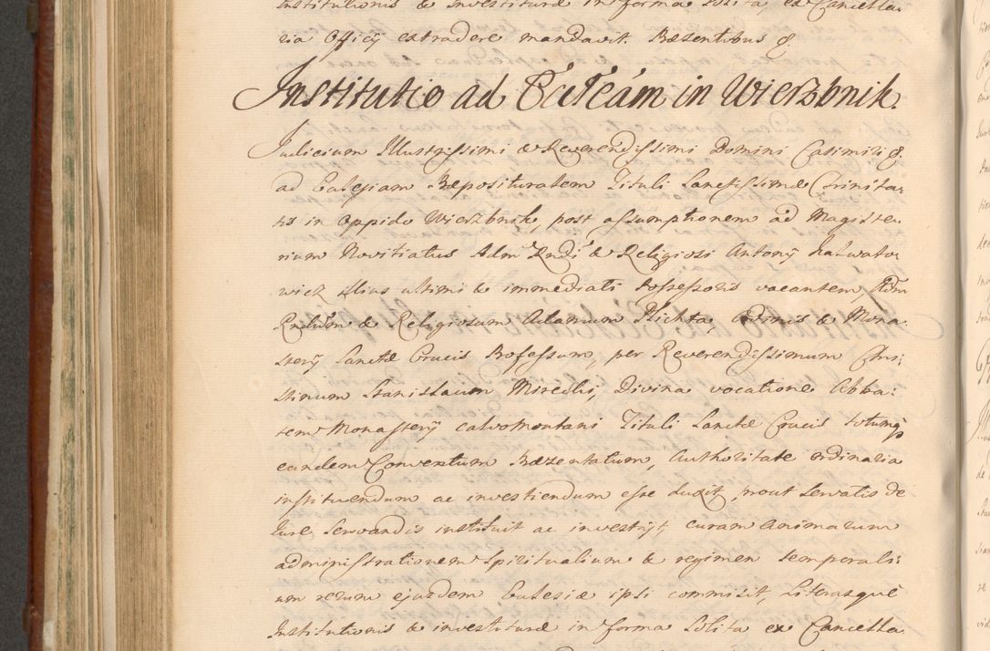 Zdjęcie nr 791 dla obiektu archiwalnego: Acta actorum episcopalium R. D. Casimiri a Łubna Łubiński, episcopi Cracoviensis, ducis Severiae ab anno 1714 ad annum 1719 conscripta. Volumen II