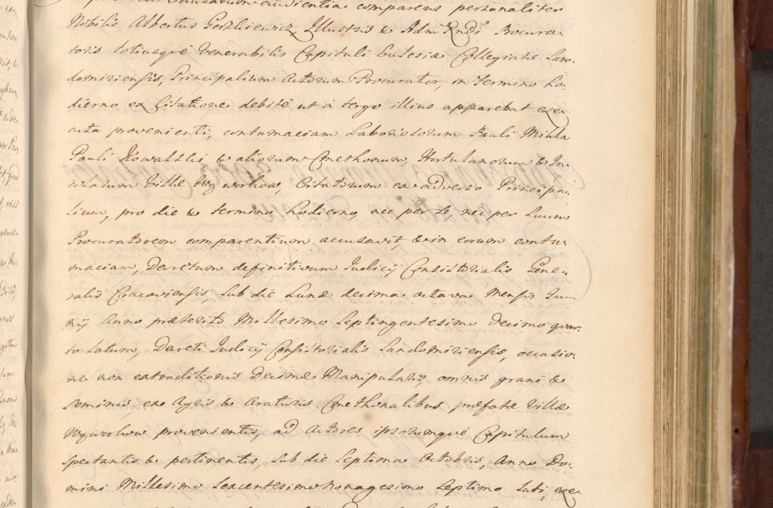 Zdjęcie nr 784 dla obiektu archiwalnego: Acta actorum episcopalium R. D. Casimiri a Łubna Łubiński, episcopi Cracoviensis, ducis Severiae ab anno 1714 ad annum 1719 conscripta. Volumen II