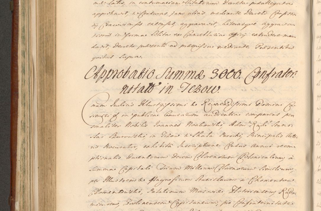 Zdjęcie nr 785 dla obiektu archiwalnego: Acta actorum episcopalium R. D. Casimiri a Łubna Łubiński, episcopi Cracoviensis, ducis Severiae ab anno 1714 ad annum 1719 conscripta. Volumen II