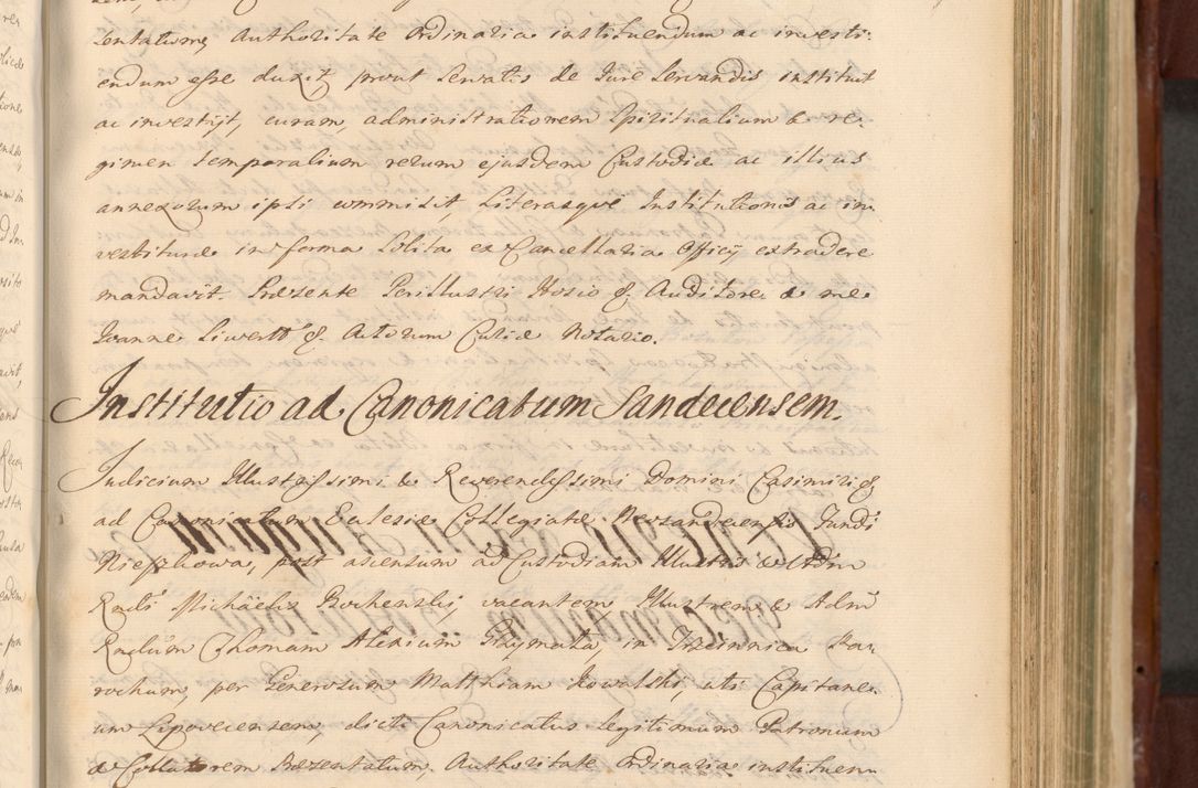 Zdjęcie nr 780 dla obiektu archiwalnego: Acta actorum episcopalium R. D. Casimiri a Łubna Łubiński, episcopi Cracoviensis, ducis Severiae ab anno 1714 ad annum 1719 conscripta. Volumen II