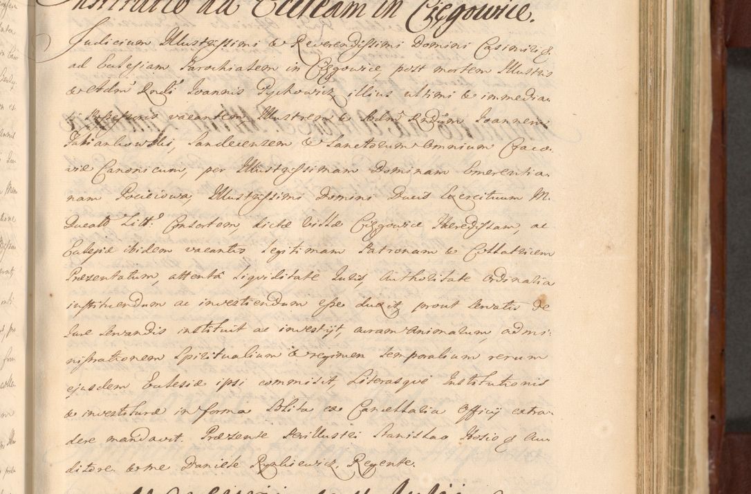Zdjęcie nr 774 dla obiektu archiwalnego: Acta actorum episcopalium R. D. Casimiri a Łubna Łubiński, episcopi Cracoviensis, ducis Severiae ab anno 1714 ad annum 1719 conscripta. Volumen II
