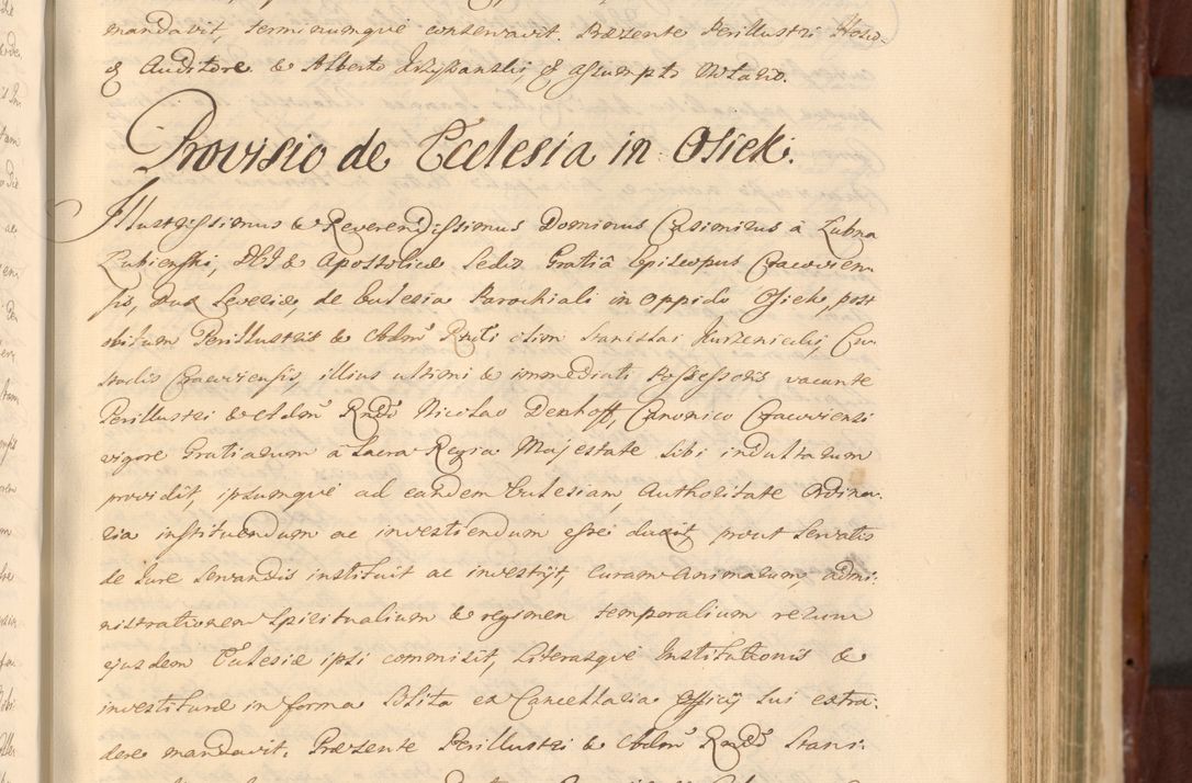 Zdjęcie nr 770 dla obiektu archiwalnego: Acta actorum episcopalium R. D. Casimiri a Łubna Łubiński, episcopi Cracoviensis, ducis Severiae ab anno 1714 ad annum 1719 conscripta. Volumen II