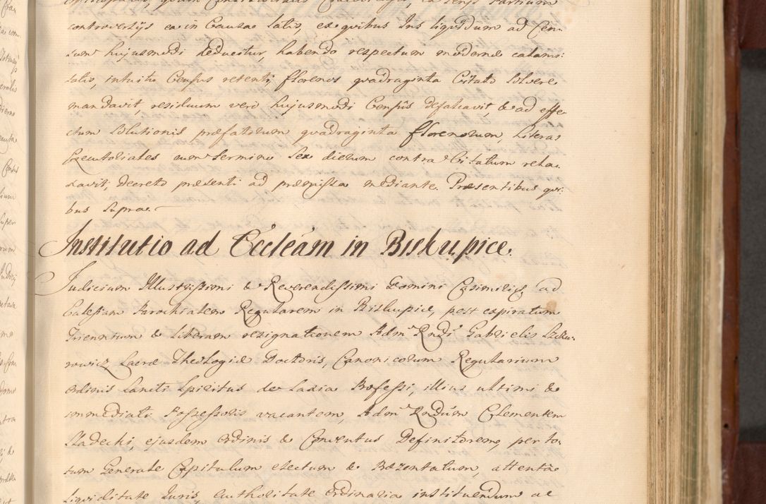 Zdjęcie nr 772 dla obiektu archiwalnego: Acta actorum episcopalium R. D. Casimiri a Łubna Łubiński, episcopi Cracoviensis, ducis Severiae ab anno 1714 ad annum 1719 conscripta. Volumen II