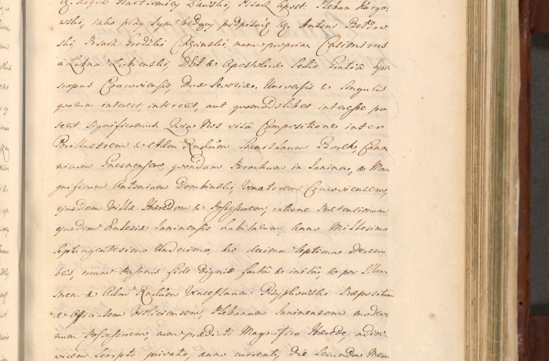 Zdjęcie nr 764 dla obiektu archiwalnego: Acta actorum episcopalium R. D. Casimiri a Łubna Łubiński, episcopi Cracoviensis, ducis Severiae ab anno 1714 ad annum 1719 conscripta. Volumen II