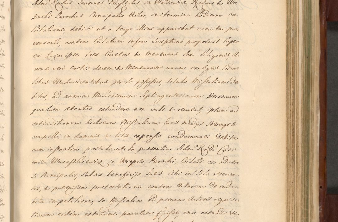 Zdjęcie nr 750 dla obiektu archiwalnego: Acta actorum episcopalium R. D. Casimiri a Łubna Łubiński, episcopi Cracoviensis, ducis Severiae ab anno 1714 ad annum 1719 conscripta. Volumen II