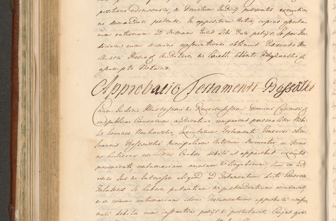 Zdjęcie nr 743 dla obiektu archiwalnego: Acta actorum episcopalium R. D. Casimiri a Łubna Łubiński, episcopi Cracoviensis, ducis Severiae ab anno 1714 ad annum 1719 conscripta. Volumen II