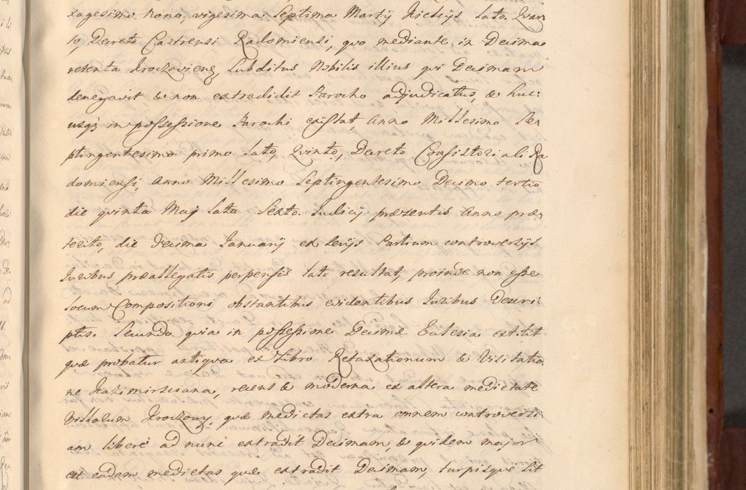 Zdjęcie nr 740 dla obiektu archiwalnego: Acta actorum episcopalium R. D. Casimiri a Łubna Łubiński, episcopi Cracoviensis, ducis Severiae ab anno 1714 ad annum 1719 conscripta. Volumen II