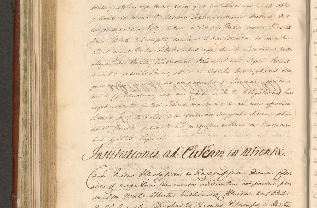 Zdjęcie nr 726 dla obiektu archiwalnego: Acta actorum episcopalium R. D. Casimiri a Łubna Łubiński, episcopi Cracoviensis, ducis Severiae ab anno 1714 ad annum 1719 conscripta. Volumen II