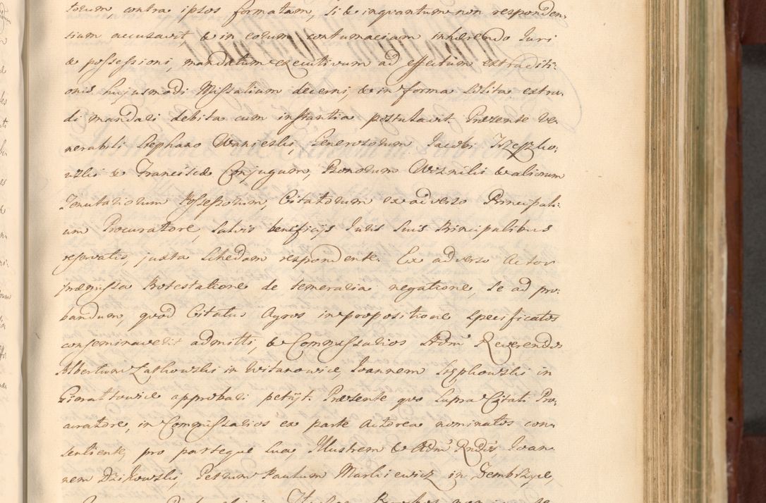 Zdjęcie nr 723 dla obiektu archiwalnego: Acta actorum episcopalium R. D. Casimiri a Łubna Łubiński, episcopi Cracoviensis, ducis Severiae ab anno 1714 ad annum 1719 conscripta. Volumen II