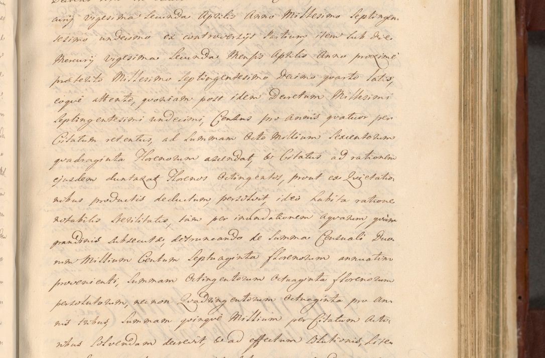 Zdjęcie nr 721 dla obiektu archiwalnego: Acta actorum episcopalium R. D. Casimiri a Łubna Łubiński, episcopi Cracoviensis, ducis Severiae ab anno 1714 ad annum 1719 conscripta. Volumen II