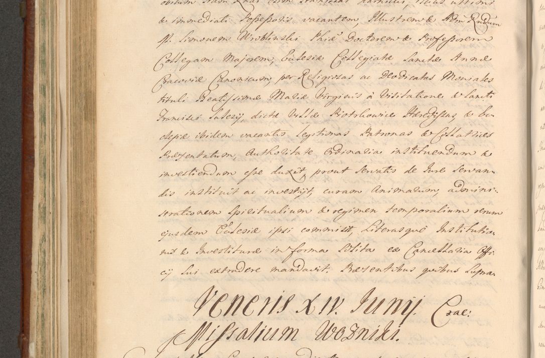 Zdjęcie nr 720 dla obiektu archiwalnego: Acta actorum episcopalium R. D. Casimiri a Łubna Łubiński, episcopi Cracoviensis, ducis Severiae ab anno 1714 ad annum 1719 conscripta. Volumen II