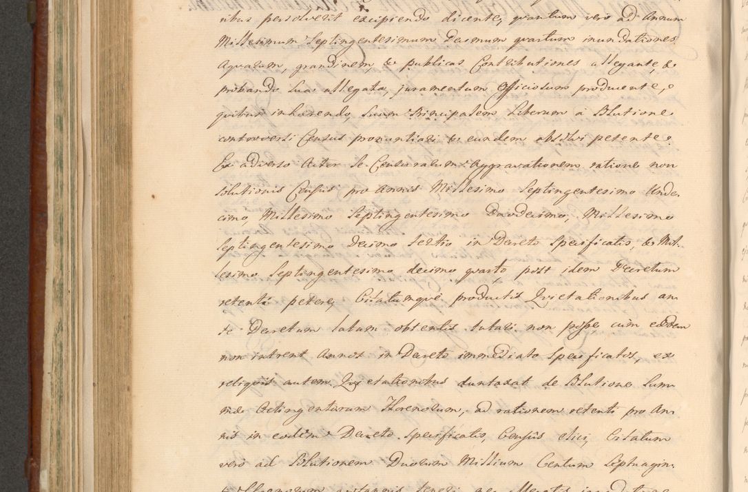 Zdjęcie nr 718 dla obiektu archiwalnego: Acta actorum episcopalium R. D. Casimiri a Łubna Łubiński, episcopi Cracoviensis, ducis Severiae ab anno 1714 ad annum 1719 conscripta. Volumen II