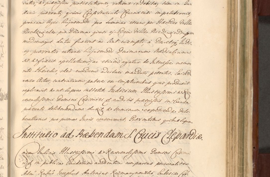 Zdjęcie nr 707 dla obiektu archiwalnego: Acta actorum episcopalium R. D. Casimiri a Łubna Łubiński, episcopi Cracoviensis, ducis Severiae ab anno 1714 ad annum 1719 conscripta. Volumen II