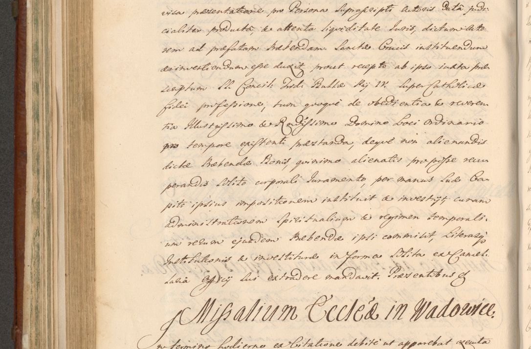 Zdjęcie nr 706 dla obiektu archiwalnego: Acta actorum episcopalium R. D. Casimiri a Łubna Łubiński, episcopi Cracoviensis, ducis Severiae ab anno 1714 ad annum 1719 conscripta. Volumen II