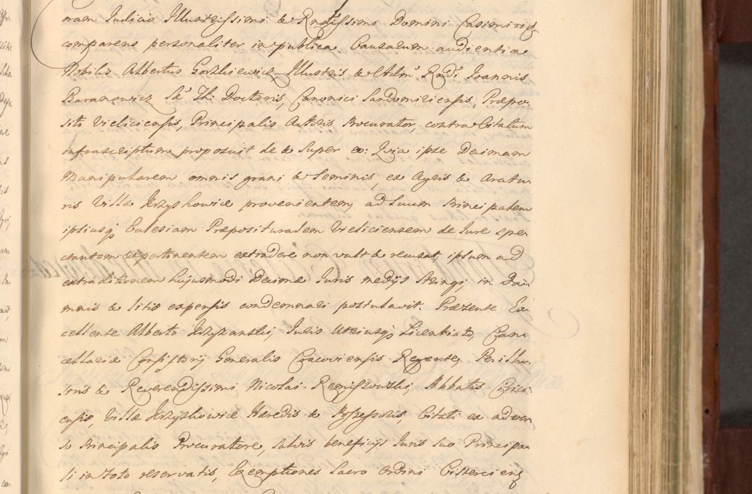 Zdjęcie nr 705 dla obiektu archiwalnego: Acta actorum episcopalium R. D. Casimiri a Łubna Łubiński, episcopi Cracoviensis, ducis Severiae ab anno 1714 ad annum 1719 conscripta. Volumen II