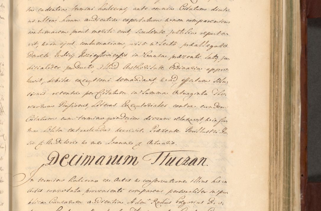 Zdjęcie nr 703 dla obiektu archiwalnego: Acta actorum episcopalium R. D. Casimiri a Łubna Łubiński, episcopi Cracoviensis, ducis Severiae ab anno 1714 ad annum 1719 conscripta. Volumen II