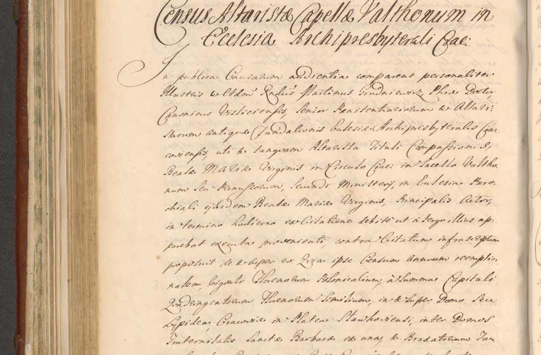 Zdjęcie nr 698 dla obiektu archiwalnego: Acta actorum episcopalium R. D. Casimiri a Łubna Łubiński, episcopi Cracoviensis, ducis Severiae ab anno 1714 ad annum 1719 conscripta. Volumen II