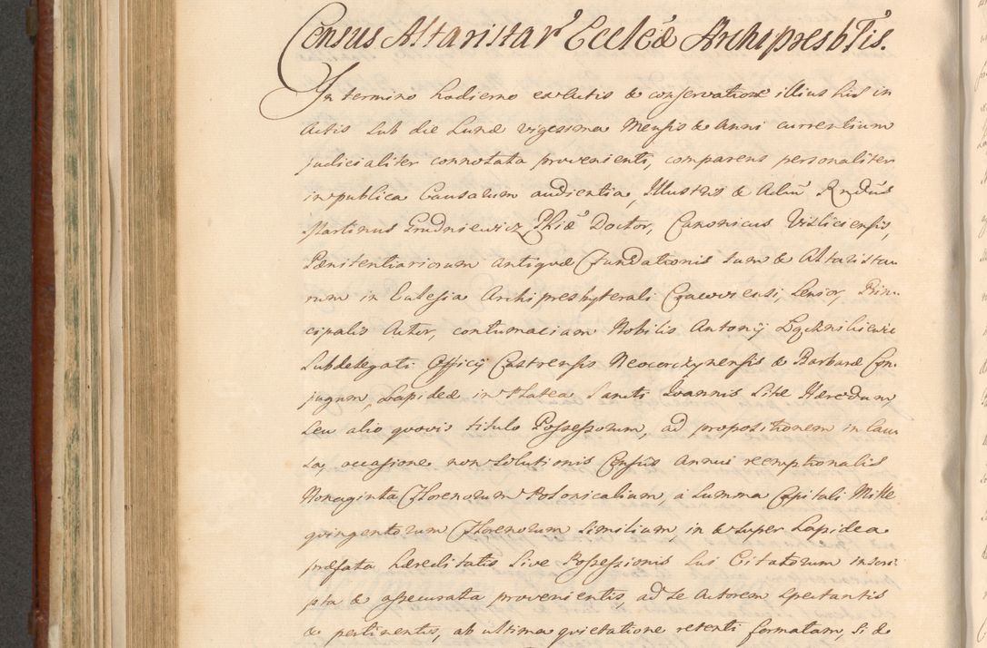 Zdjęcie nr 696 dla obiektu archiwalnego: Acta actorum episcopalium R. D. Casimiri a Łubna Łubiński, episcopi Cracoviensis, ducis Severiae ab anno 1714 ad annum 1719 conscripta. Volumen II