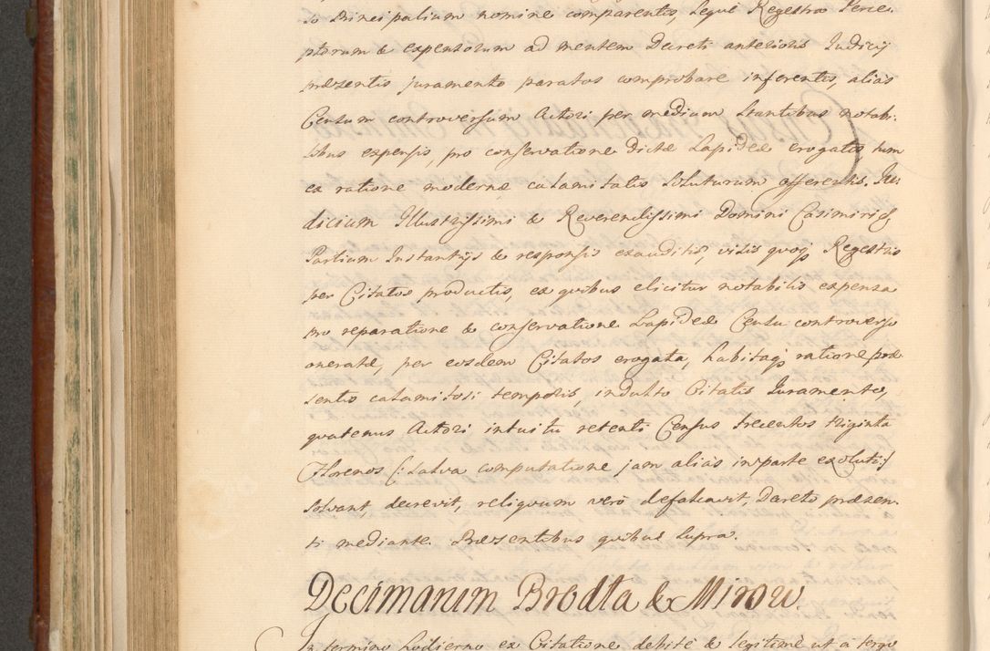 Zdjęcie nr 694 dla obiektu archiwalnego: Acta actorum episcopalium R. D. Casimiri a Łubna Łubiński, episcopi Cracoviensis, ducis Severiae ab anno 1714 ad annum 1719 conscripta. Volumen II