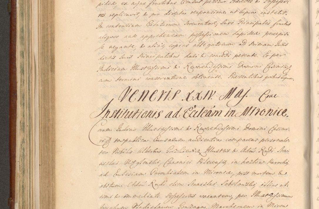 Zdjęcie nr 682 dla obiektu archiwalnego: Acta actorum episcopalium R. D. Casimiri a Łubna Łubiński, episcopi Cracoviensis, ducis Severiae ab anno 1714 ad annum 1719 conscripta. Volumen II