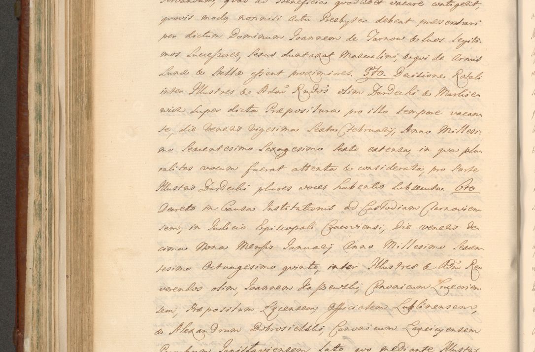 Zdjęcie nr 670 dla obiektu archiwalnego: Acta actorum episcopalium R. D. Casimiri a Łubna Łubiński, episcopi Cracoviensis, ducis Severiae ab anno 1714 ad annum 1719 conscripta. Volumen II