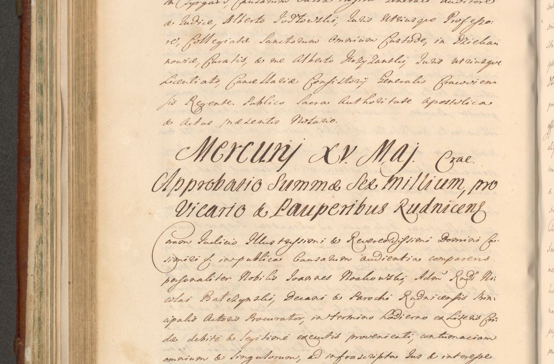 Zdjęcie nr 672 dla obiektu archiwalnego: Acta actorum episcopalium R. D. Casimiri a Łubna Łubiński, episcopi Cracoviensis, ducis Severiae ab anno 1714 ad annum 1719 conscripta. Volumen II