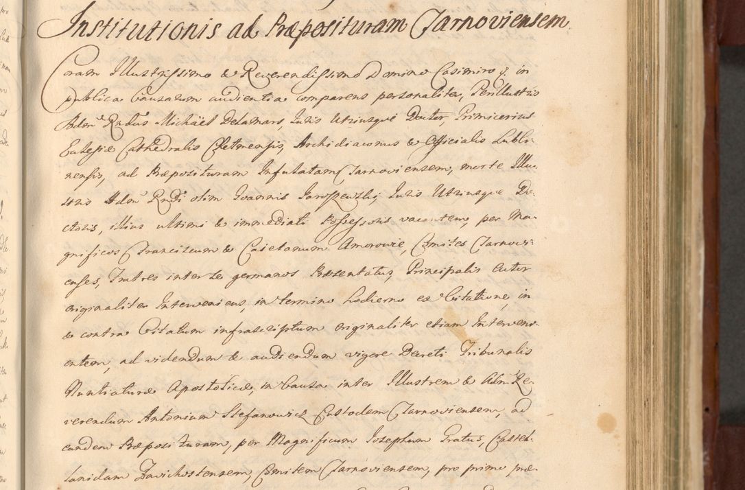 Zdjęcie nr 648 dla obiektu archiwalnego: Acta actorum episcopalium R. D. Casimiri a Łubna Łubiński, episcopi Cracoviensis, ducis Severiae ab anno 1714 ad annum 1719 conscripta. Volumen II