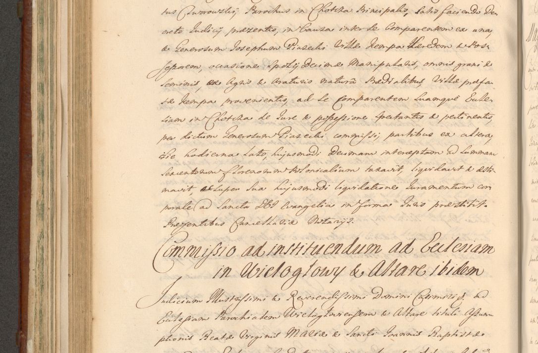 Zdjęcie nr 638 dla obiektu archiwalnego: Acta actorum episcopalium R. D. Casimiri a Łubna Łubiński, episcopi Cracoviensis, ducis Severiae ab anno 1714 ad annum 1719 conscripta. Volumen II