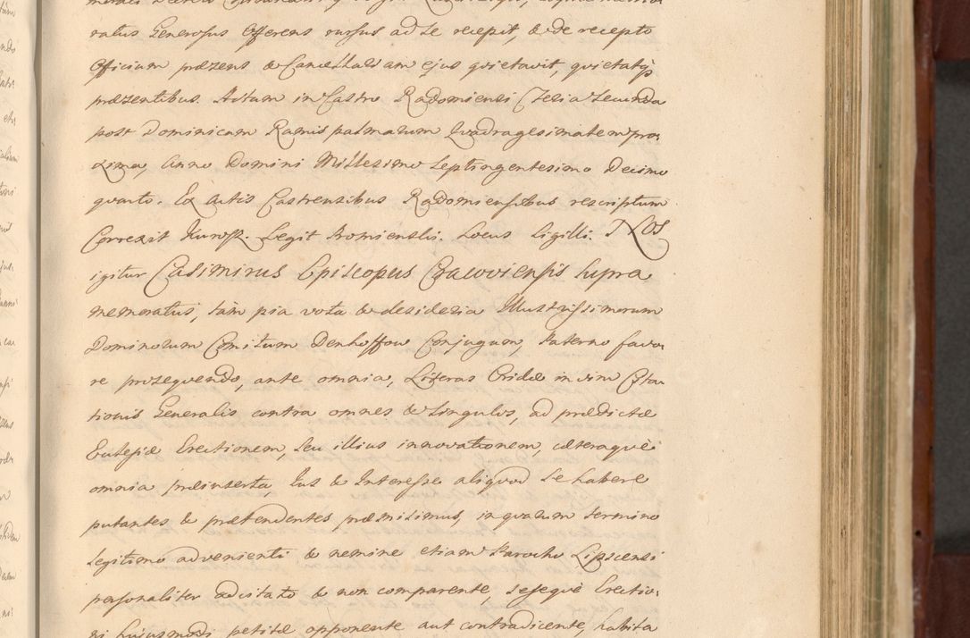 Zdjęcie nr 627 dla obiektu archiwalnego: Acta actorum episcopalium R. D. Casimiri a Łubna Łubiński, episcopi Cracoviensis, ducis Severiae ab anno 1714 ad annum 1719 conscripta. Volumen II