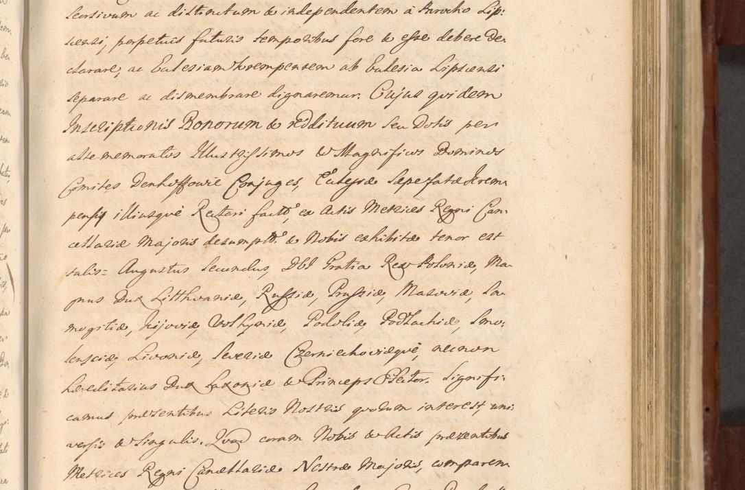 Zdjęcie nr 617 dla obiektu archiwalnego: Acta actorum episcopalium R. D. Casimiri a Łubna Łubiński, episcopi Cracoviensis, ducis Severiae ab anno 1714 ad annum 1719 conscripta. Volumen II
