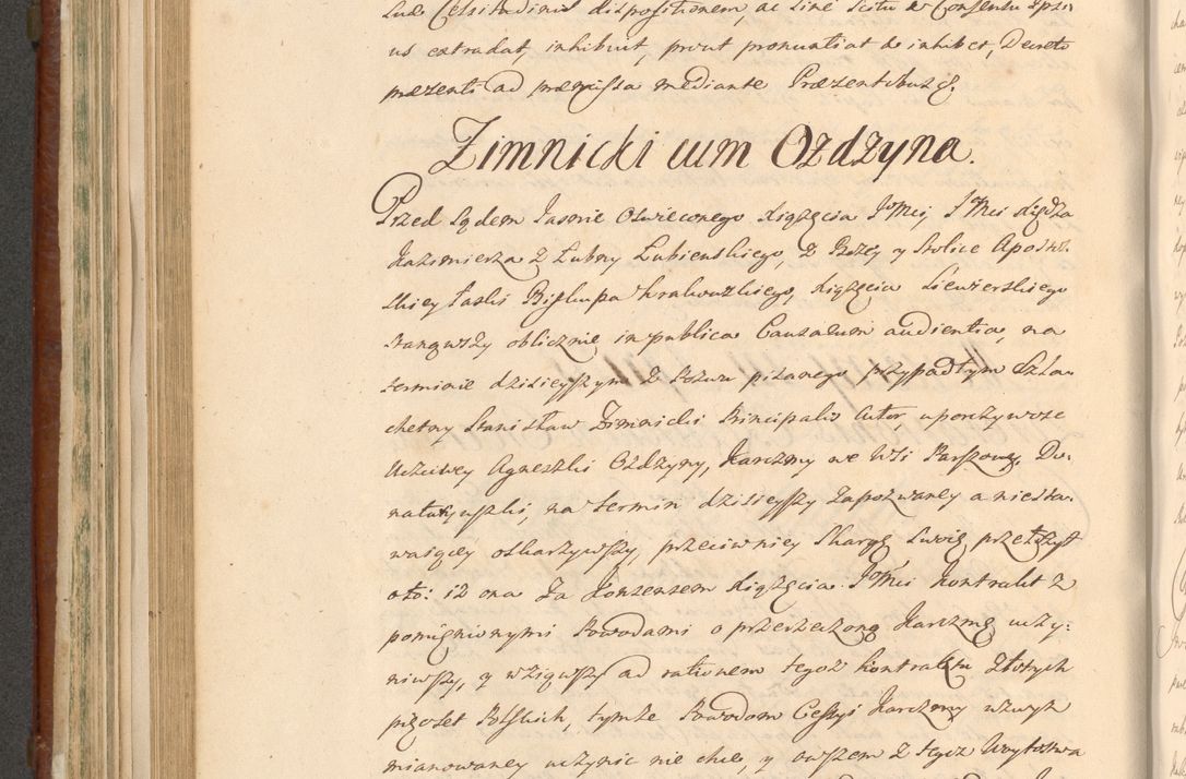 Zdjęcie nr 610 dla obiektu archiwalnego: Acta actorum episcopalium R. D. Casimiri a Łubna Łubiński, episcopi Cracoviensis, ducis Severiae ab anno 1714 ad annum 1719 conscripta. Volumen II