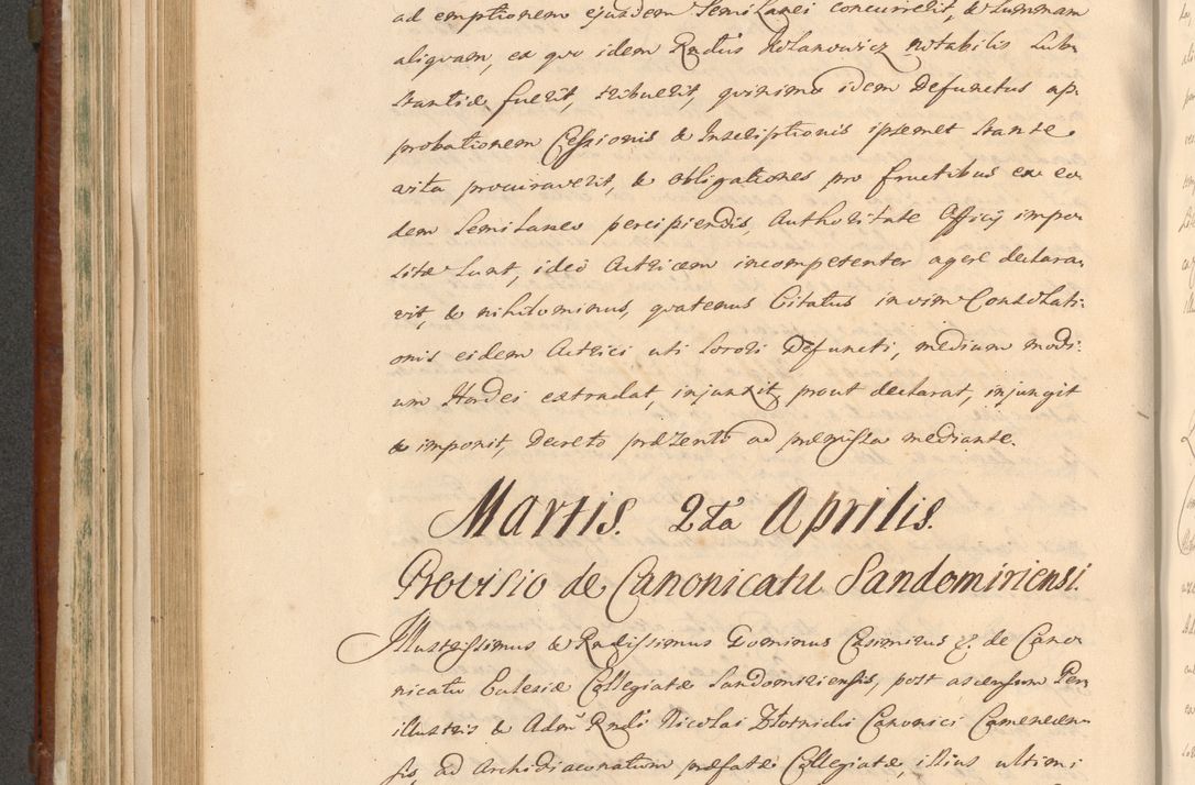 Zdjęcie nr 608 dla obiektu archiwalnego: Acta actorum episcopalium R. D. Casimiri a Łubna Łubiński, episcopi Cracoviensis, ducis Severiae ab anno 1714 ad annum 1719 conscripta. Volumen II