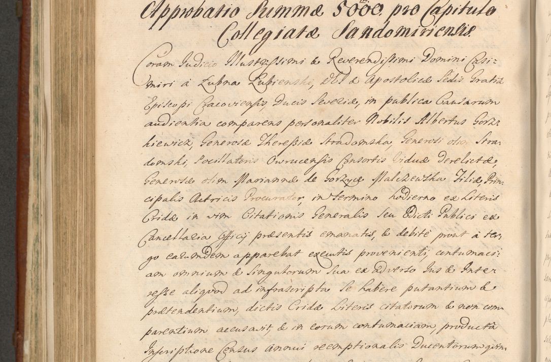 Zdjęcie nr 999 dla obiektu archiwalnego: Acta actorum episcopalium R. D. Casimiri a Łubna Łubiński, episcopi Cracoviensis, ducis Severiae ab anno 1714 ad annum 1719 conscripta. Volumen II