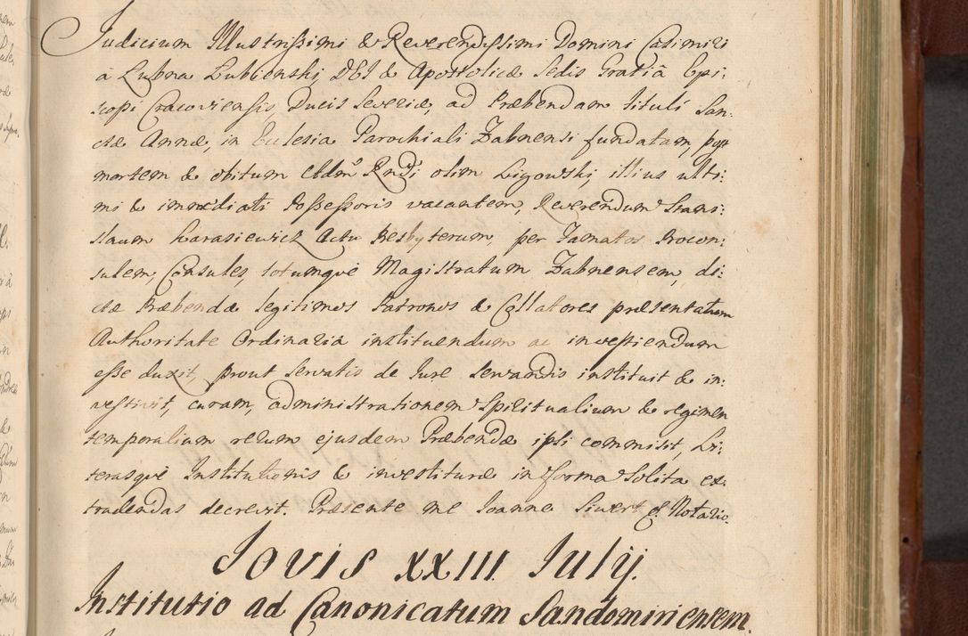 Zdjęcie nr 994 dla obiektu archiwalnego: Acta actorum episcopalium R. D. Casimiri a Łubna Łubiński, episcopi Cracoviensis, ducis Severiae ab anno 1714 ad annum 1719 conscripta. Volumen II