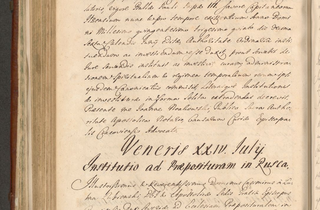 Zdjęcie nr 995 dla obiektu archiwalnego: Acta actorum episcopalium R. D. Casimiri a Łubna Łubiński, episcopi Cracoviensis, ducis Severiae ab anno 1714 ad annum 1719 conscripta. Volumen II